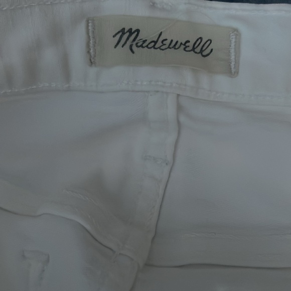 Madewell 10’high rise white skinny crop jeans size 27 - Picture 3 of 5